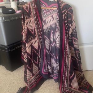 Express poncho cardigan